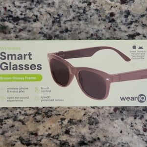 Smart Brown Glasses